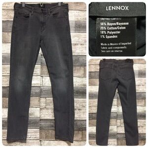 Paige Lennox Slim Jeans Men’s 32x31 Gray Stretch Rayon Blend